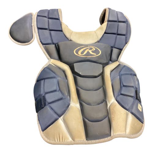 Used Rawlings CHEST PROTECTOR Catchers Chest Protector Navy Blue Adult 11846-S000108107