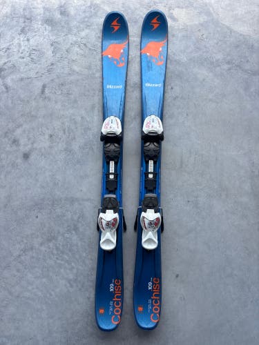 Blizzard Cochise Twin Tip 109 cm Skis With IQ 4.5 Bindings (Used)
