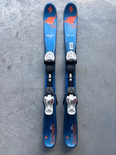 Blizzard Cochise Twin Tip 99 cm Skis With IQ 4.5 Bindings (Used)