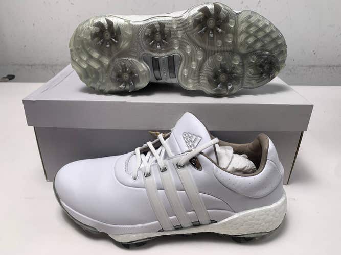 Adidas Tour360 22 Waterproof Golf Shoes White Men's SZ 9 (GV7245) NIB
