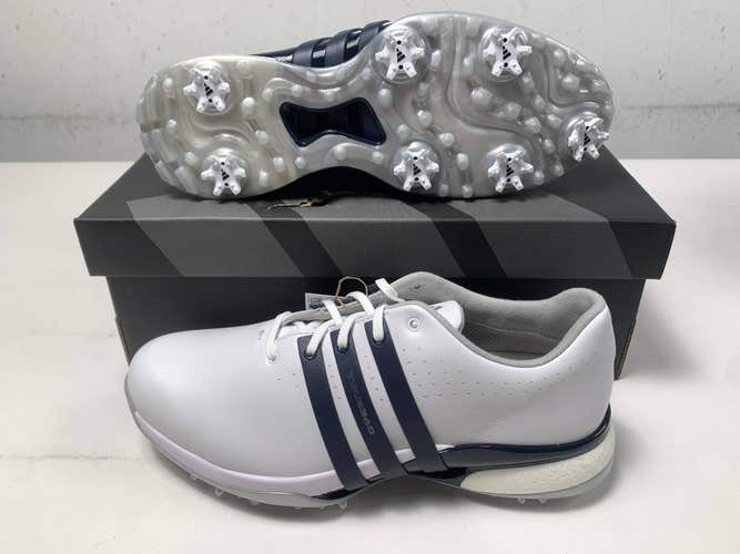 Adidas Tour360 24 Waterproof Golf Shoes White Men's SZ 9.5 (IF0245) NIB