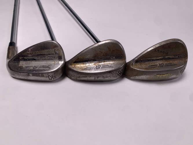 Titleist Vokey SM10 Raw Wedge Set 52* 12 | 56* 12 | 60* 8 S400 Stiff Steel RH