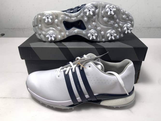 Adidas Tour360 24 Waterproof Golf Shoes White Men's SZ 10.5 (IF0245) NIB