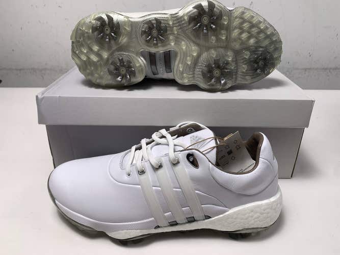 Adidas Tour360 22 Waterproof Golf Shoes White Men's SZ 9.5 (GV7245) NIB