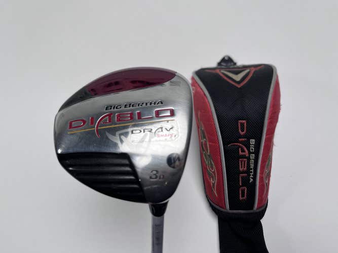 Callaway Big Bertha Diablo 3 Fairway Wood 15* 55g Senior Graphite Mens RH HC