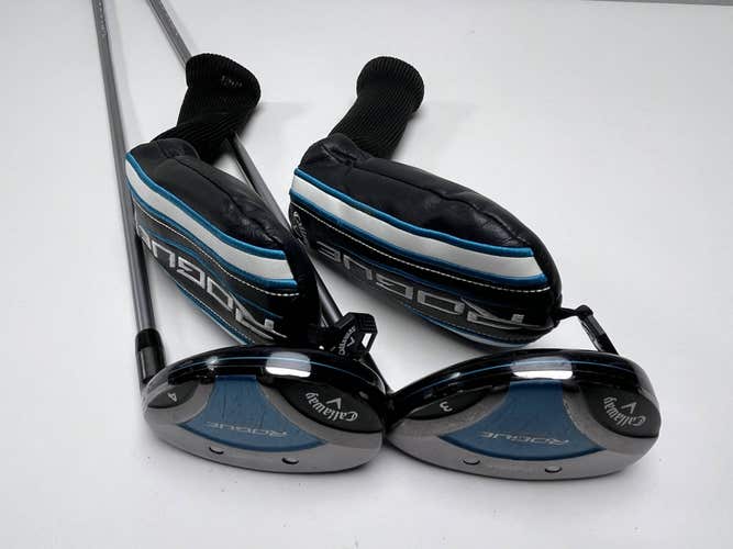 Callaway Rogue 3 & 4 Hybrid Set 21* 24* Aldila Quaranta 40g Ladies RH HC