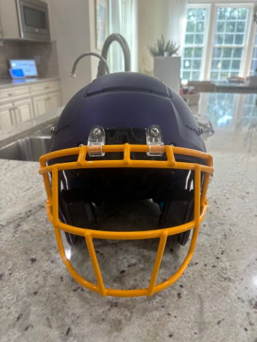 Purple Youth Medium Schutt F7 Helmet (New)