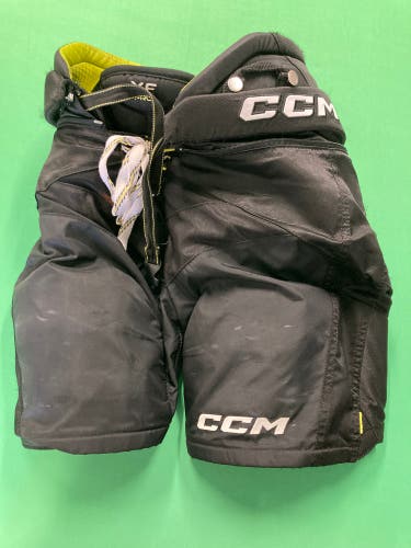 Black Senior Small CCM Tacks XF Pro Hockey Pants (Used)