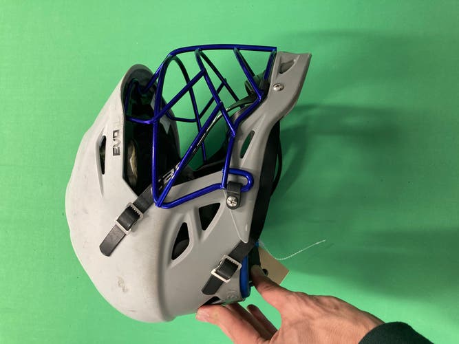 Gray Adult Warrior Evo Helmet (Used)