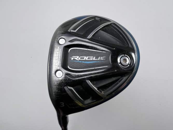 LEFTY Callaway Rogue 3 Fairway Wood 15* HZRDUS Yellow 6.5 76g Extra Stiff LH