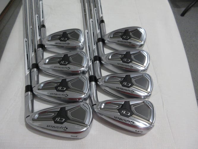 TaylorMade Qi Max Iron Set - 4-PW, AW - Modus 105 Stiff Flex Steel - MINT/NEW