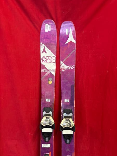 Skis: Atomic 157 cm All Mountain Skis With Bindings (Used
