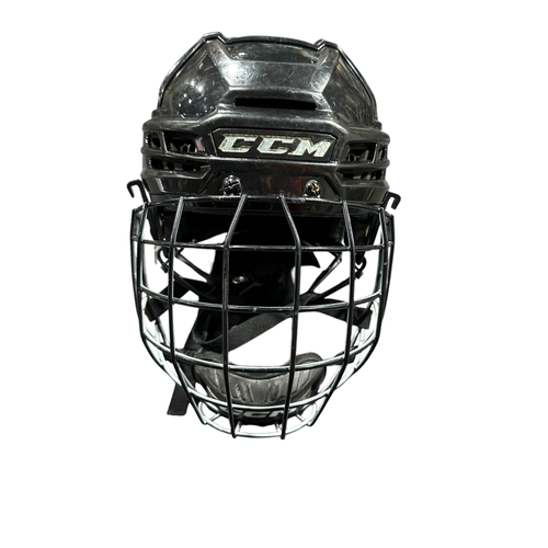 Used CCM SUPER TACKS X AS IS Helmet Cage Combo Black MD 11375-C000380299