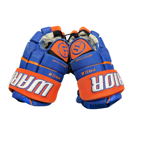Used Warrior PRO II Senior Gloves Royal Blue 13" 11375-S000380273
