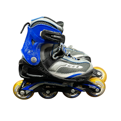 Used Rollerblade ADJUSTABLE 4-7 Junior Rec Fitness Skates Royal Blue Adjustable 11375-S000380250