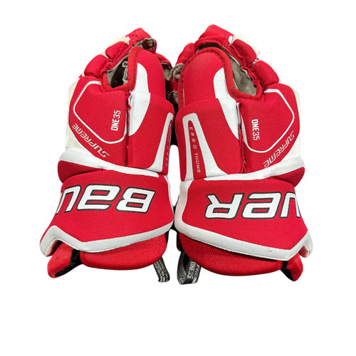 Used Bauer SUPREME ONE 35 Senior Gloves Red 14" 11375-S000380246