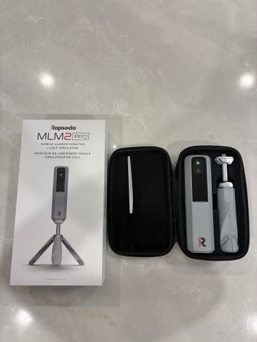 RAPSODO MLM2 Launch Monitor - Like New Condition, Full Package