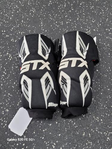 Used STX STINGER Lacrosse Arm Pads/Guards Black XS 11849-S000038965