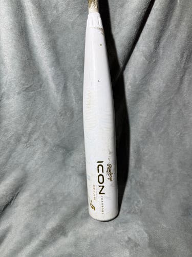 2024 Rawlings Icon Composite USSSA Certified Bat (-5) 26 oz 31" (Used)