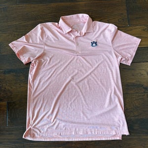 Orange and white southern tide auburn XL Men's polo (Used)