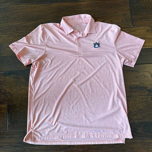 Orange and white southern tide auburn XL Men's polo (Used)