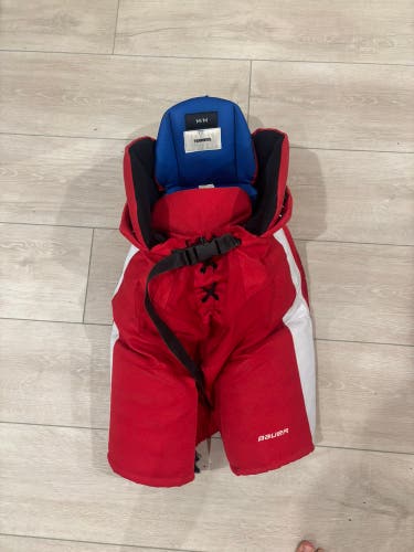 Boston university Senior Medium Bauer Pro Hockey Pants Pro Stock (Used)