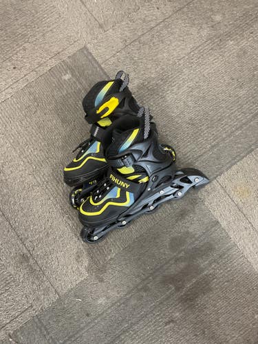 Used FIHUNY Senior Rec Fitness Skates Black Senior 4 11614-S000240787