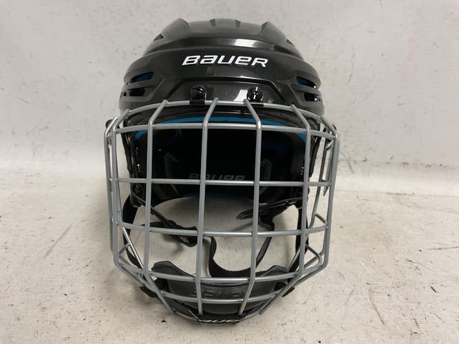 Used Bauer RE-AKT 55 Helmet Cage Combo Black MD 11855-S000207523