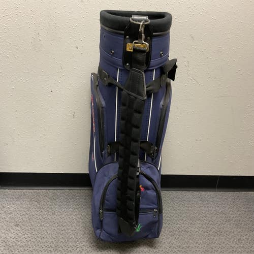 Used VINTAGE CLEVELAND INDIANS Mens Cart Bag Navy Blue 11855-S000207517