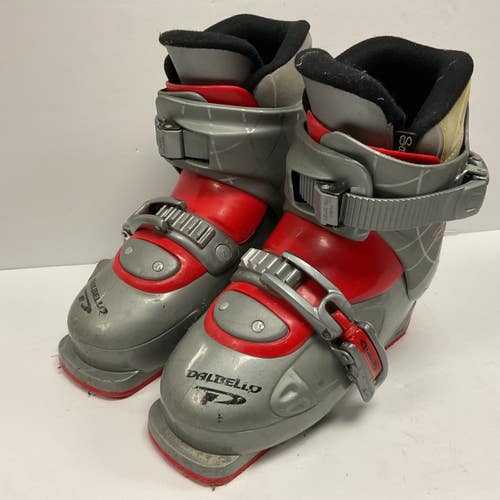 Used Dalbello CX EQUIPE 2R Boys DH Ski Boot Grey And Red 200 MP - Y13.5 11855-S000207514