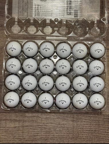 24 Callaway Supersoft Golf Balls - 5A MINT CONDITION ONLY