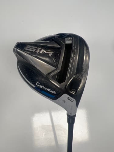 2020 TaylorMade SIM Right Handed Driver Stiff Flex 9 Loft (Used)