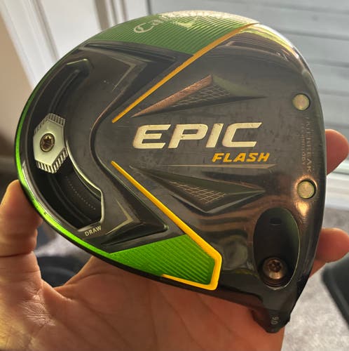 Callaway Epic Flash Right Handed Driver Head(Used)