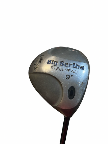 Used Callaway BIG BERHA STEELHEAD Mens Driver RH 9.0 Degree 11706-S000383438