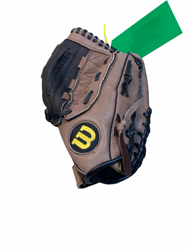 Used Wilson A450 RH Throw Fastpitch Gloves Brown 11 1/2" 11706-S000383420