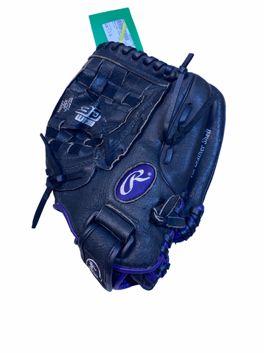 Used Rawlings HIGHLIGHT RH Throw Fastpitch Gloves Black 11 1/2" 11706-S000383421