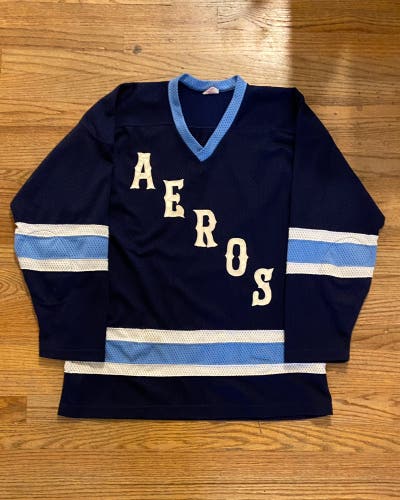 Vintage Houston Aeros hockey jersey