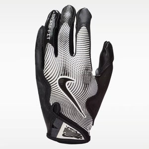 New adult XL Nike Vapor Jet all weather football skill Gloves black/white