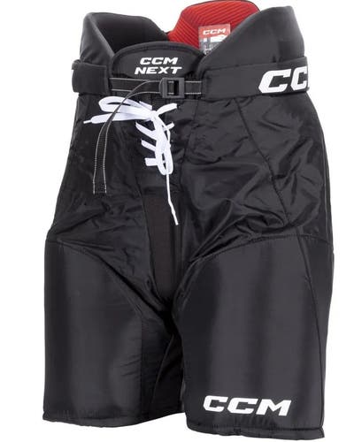 NEW CCM Next Pants, Black, Jr. Small