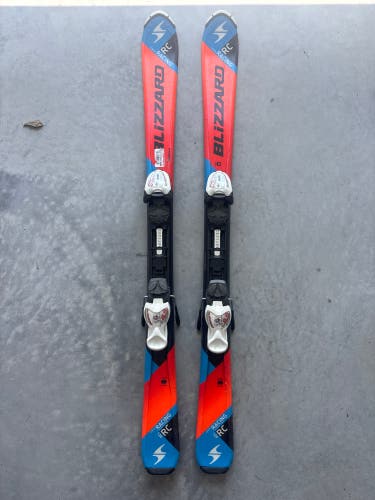 Blizzard RC 120 cm Racing Skis With IQ 4.5 Bindings (Used)