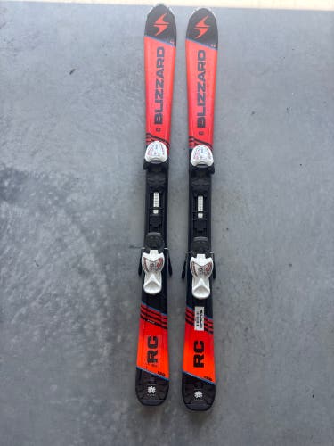 Blizzard RC 120 cm Racing Skis With IQ 4.5 Bindings (Used)