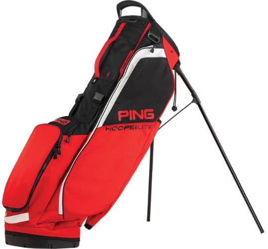 Unisex Ping Hoofer Lite Bag - Red/Black/White (Brand New)