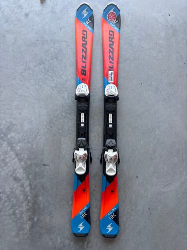 Blizzard RC 120 cm Racing Skis With IQ 4.5 Bindings (Used)