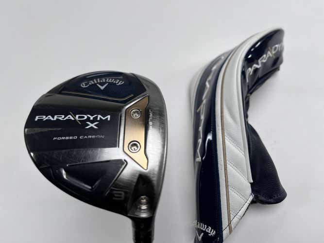 Callaway Paradym X 3 Fairway 15* HZRDUS 6.0 Gen 4 Dual Torsional Stiff RH HC