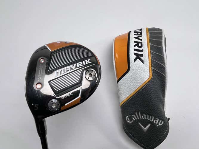 LEFTY Callaway Mavrik Max 5 Fairway 18* EvenFlow Riptide 5.5 Stiff LH HC +1''