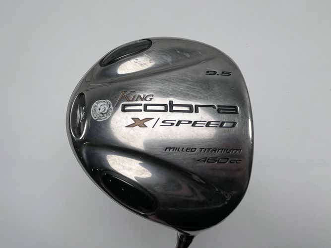 Cobra X Speed Driver 9.5* Aldila NV-X 80g Stiff Graphite Mens RH Oversize Grip