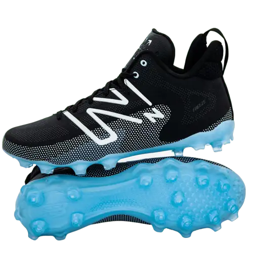 Black New Balance Freeze 4.0 Lacrosse Cleats (Used) - M6.5/W8