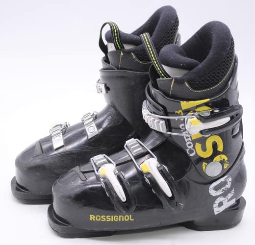 Rossignol Comp J3 Kids Ski Boots - Size 2.5 / Mondo 20.5 Used