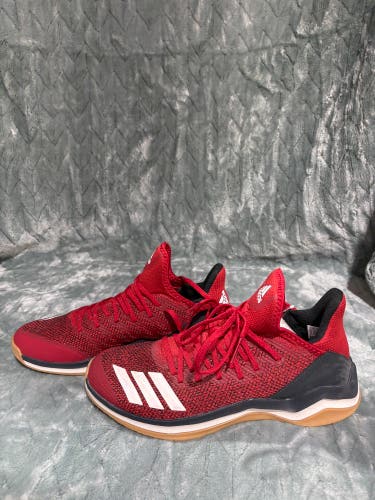 Red Men's Size M 9.0 (W 10.0) Adult Adidas Boost icon 4 Low Top Footwear Trainers (New)