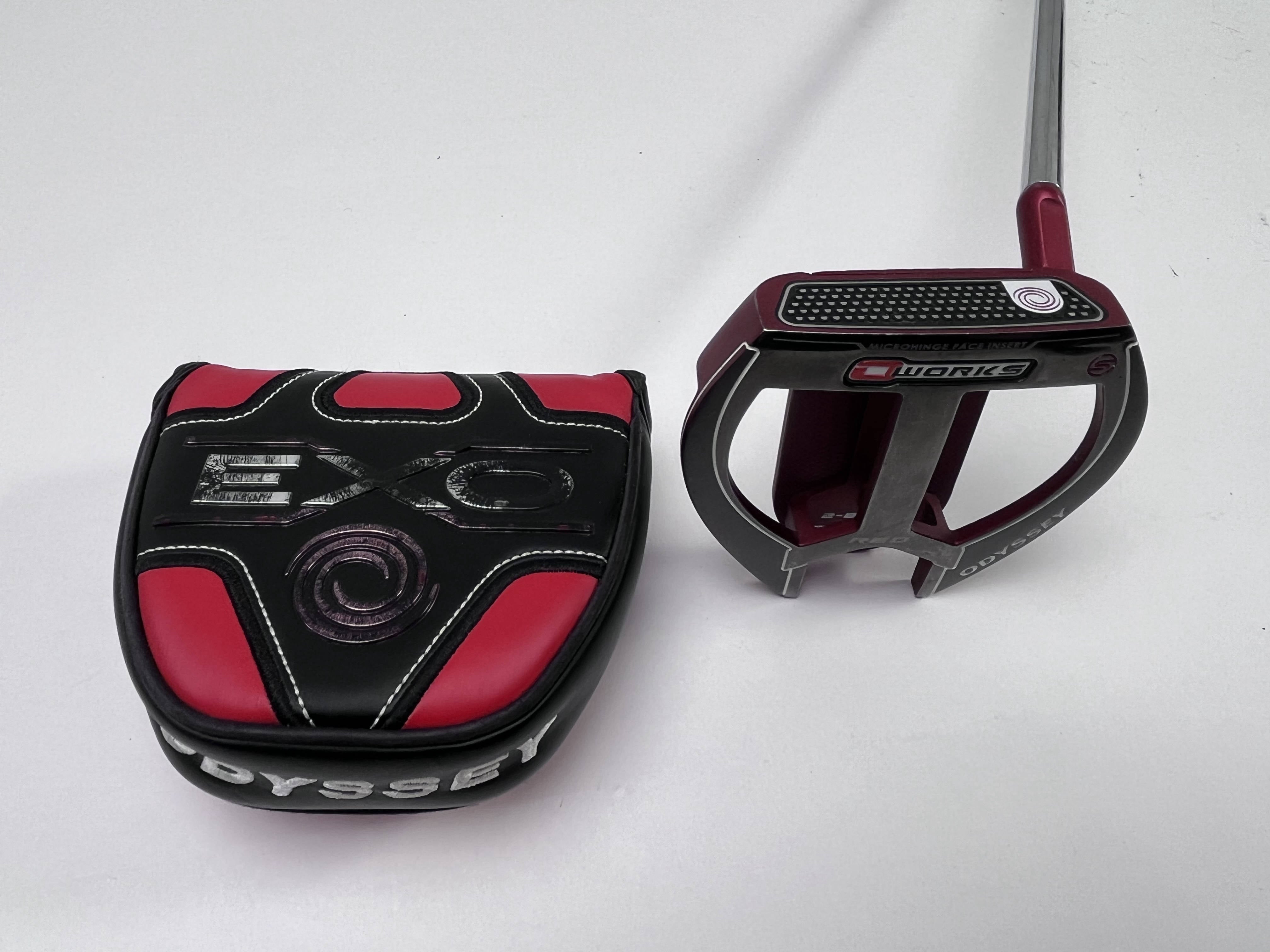 Odyssey O-Works Red 2-Ball Fang Putter 34.5